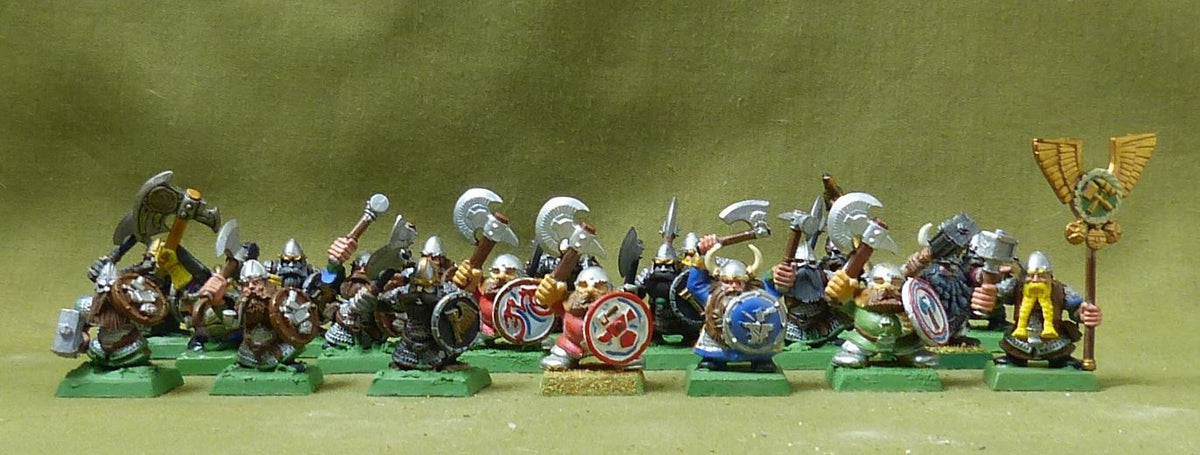 Classic Dwarven Troop - Dwarves - Warhamer Fantasy #4WO