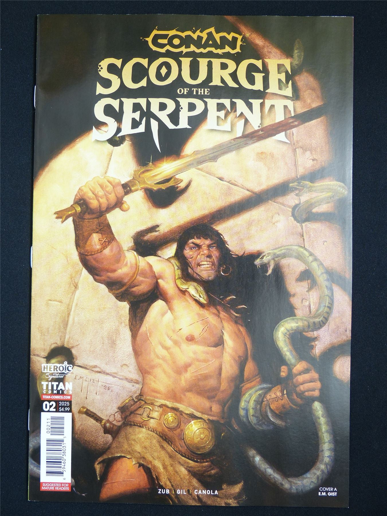 CONAN: Scourge of the Serpent #2 - Nov 2025 Titan Comic #6FG