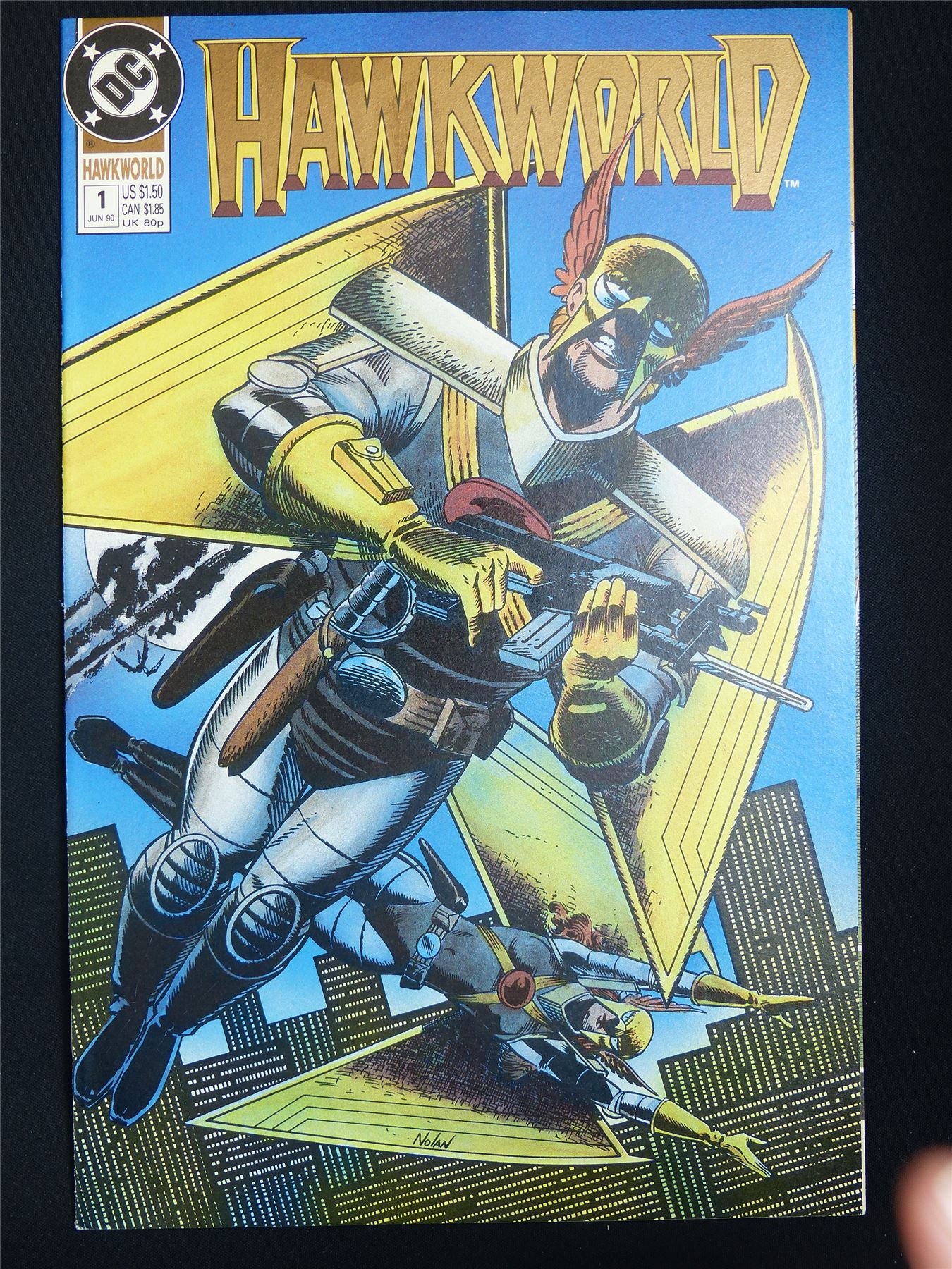 HAWKWORLD #1 1990 - DC Comic #1C4