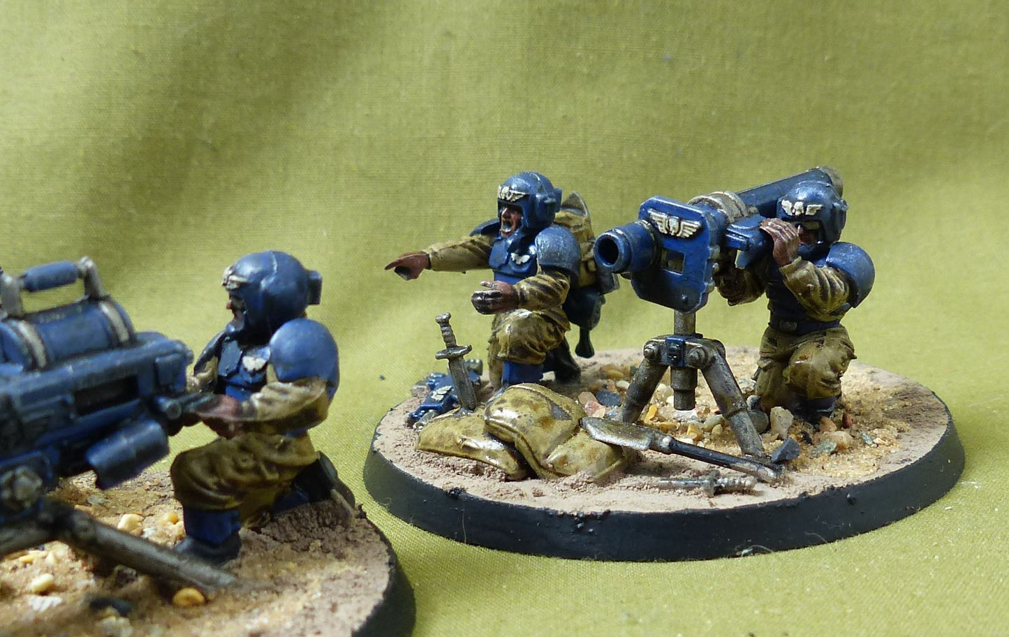 Heavy Weapons Squad painted - Astra Militarum - Warhammer 40K #2XR