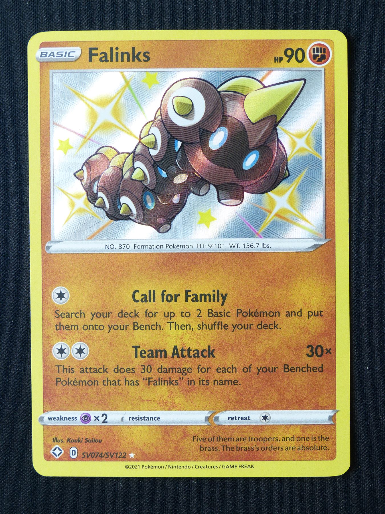 Shiny Falinks SV074/SV122 Holo - Pokemon Card #6RU