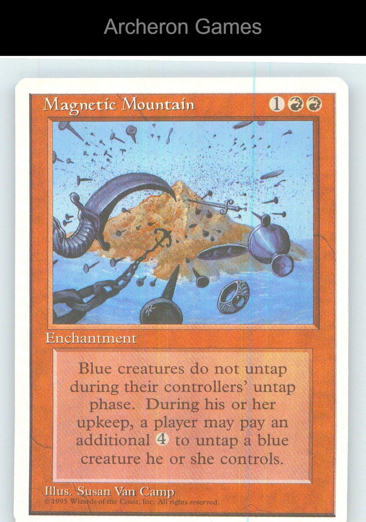 Magnetic Mountain 4ED R MTG Card NM/EX+