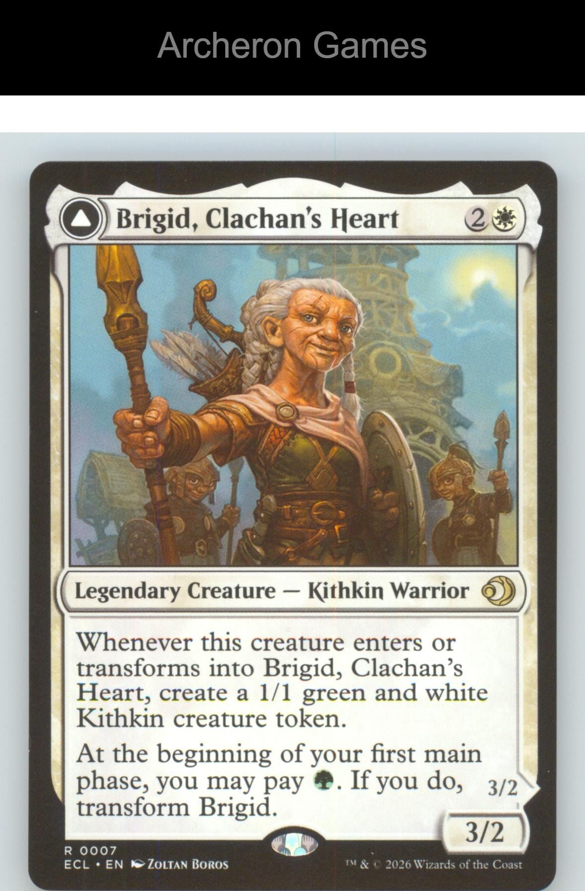 Brigid, Clachan's Heart ECL 7 R MTG Card NM/EX+