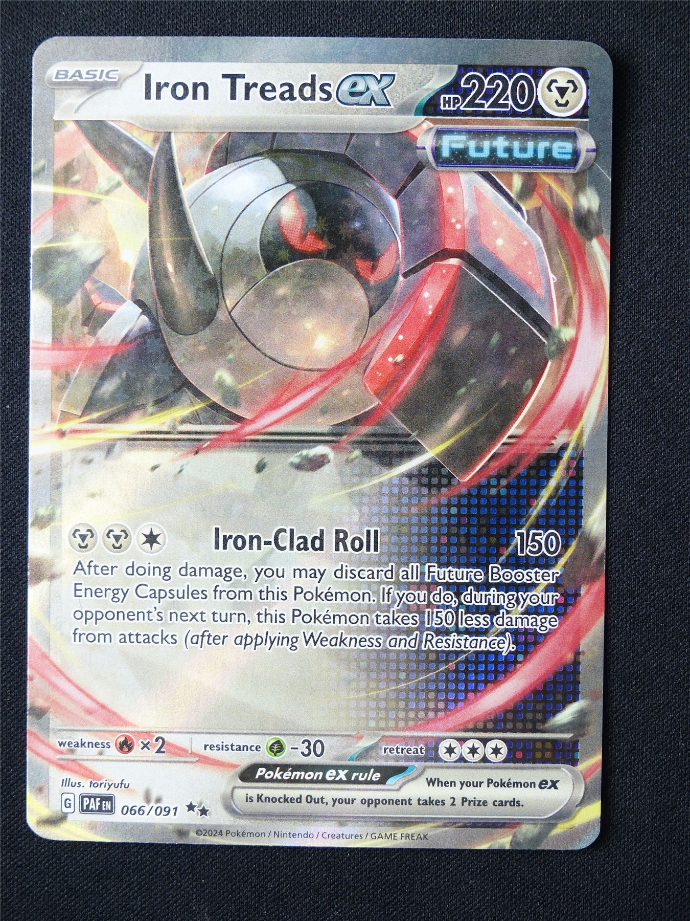 Iron Treads EX 066/091 Holo - Pokemon Card #6MB