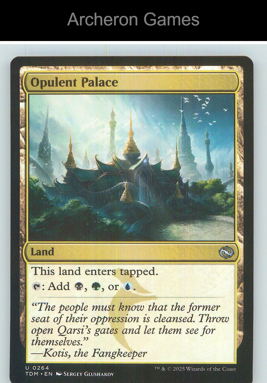 Opulent Palace TDM 264 UC MTG Card NM/EX+