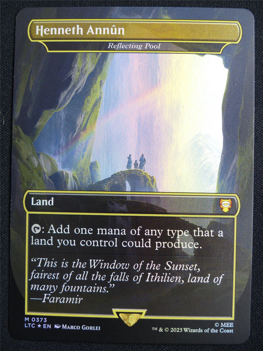 Henneth Annun / Reflecting Pool Borderless Foil - LTC - Mtg Card #3HF