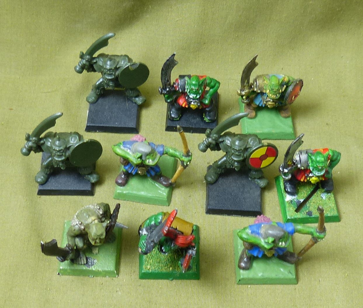 Classic Orc Warriors & Archers - Orcs & Goblins - Warhamer Fantasy #4WX