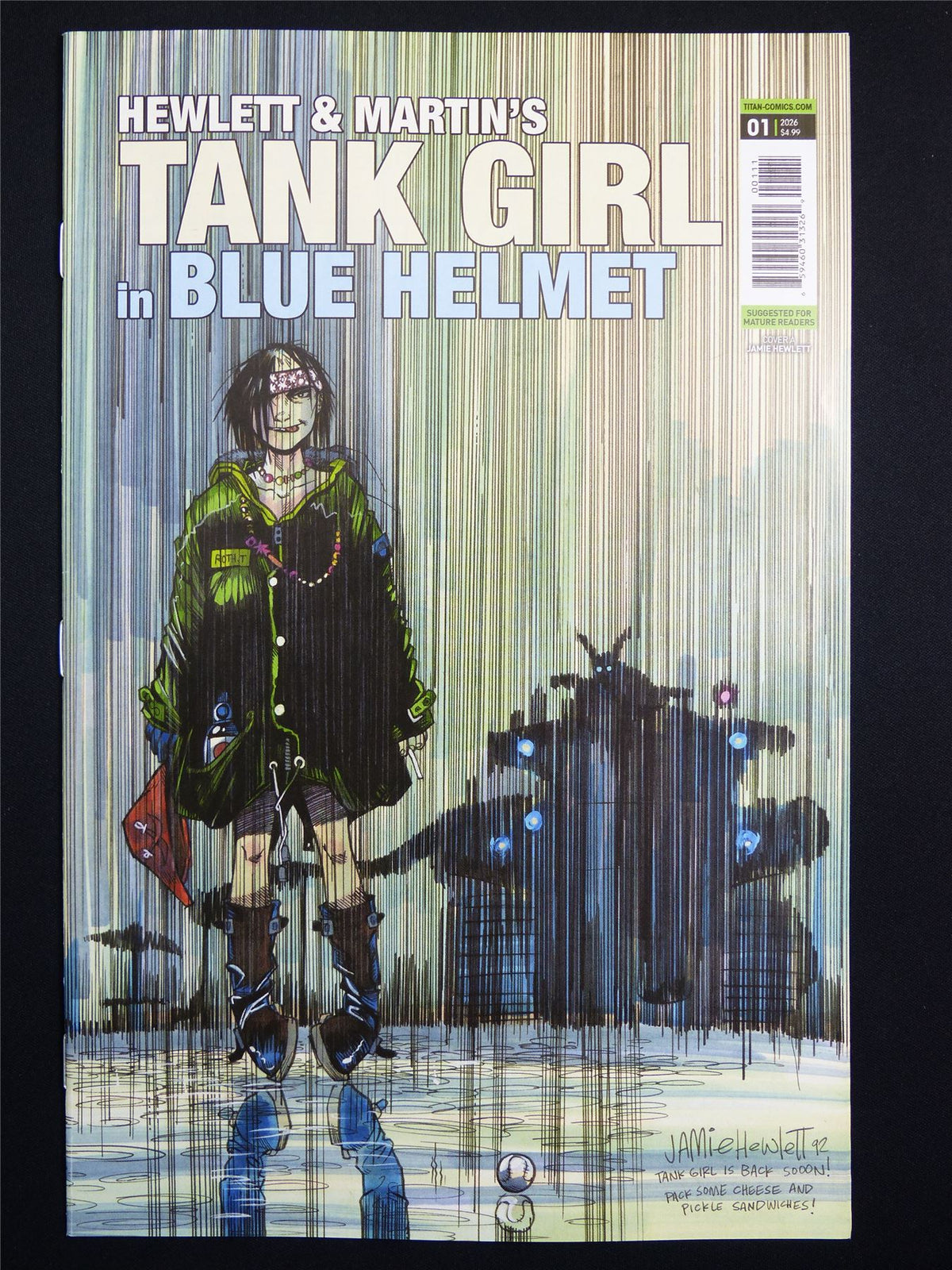 TANK Girl in Blue Helmet #1 Cvr A - Sep 2026 Titan Comic #4B6