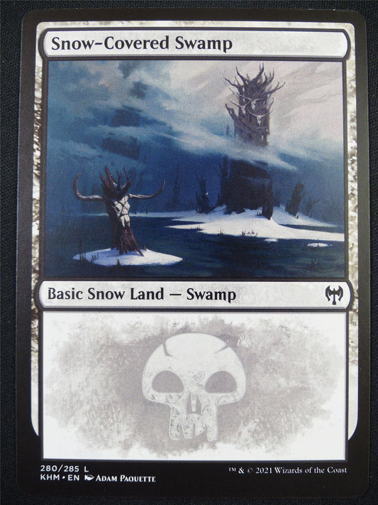 Snow-Covered Swamp 280/285 - KHM - Mtg Card #5CO
