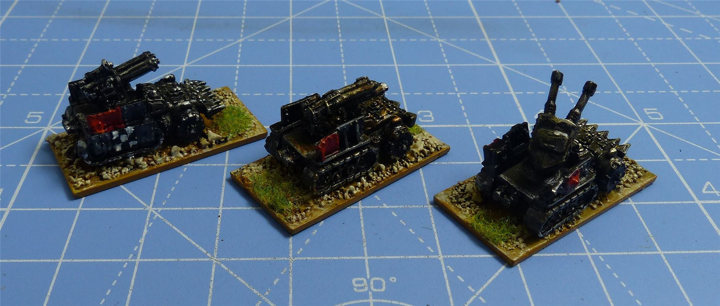 Classic Metal Flak Wagon painted set of 3 - Warhammer Epic #2LA
