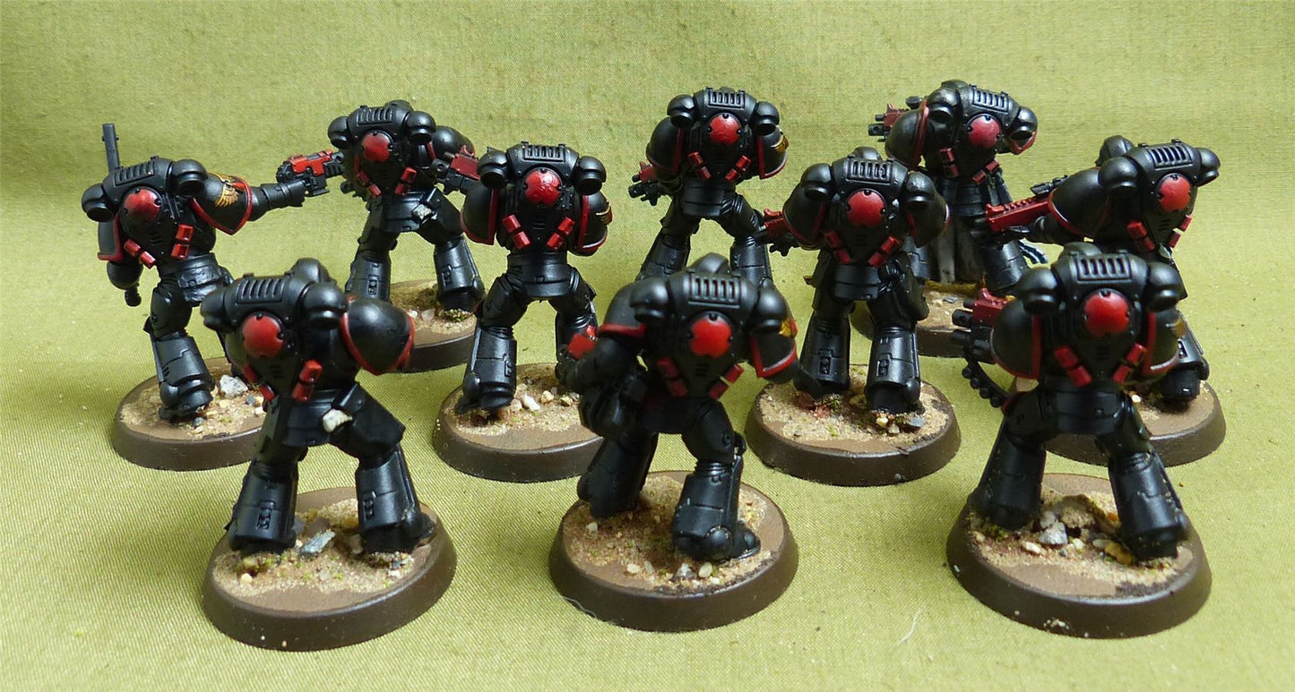 Intercessor Squad painted - Blood Angels - Warhammer 40K #3Z8