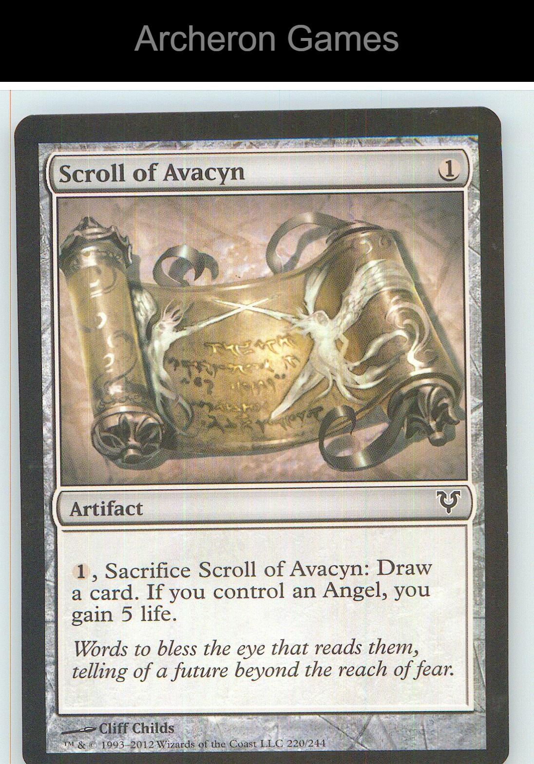 Scroll of Avacyn AVR 220 C MTG Card NM/EX+