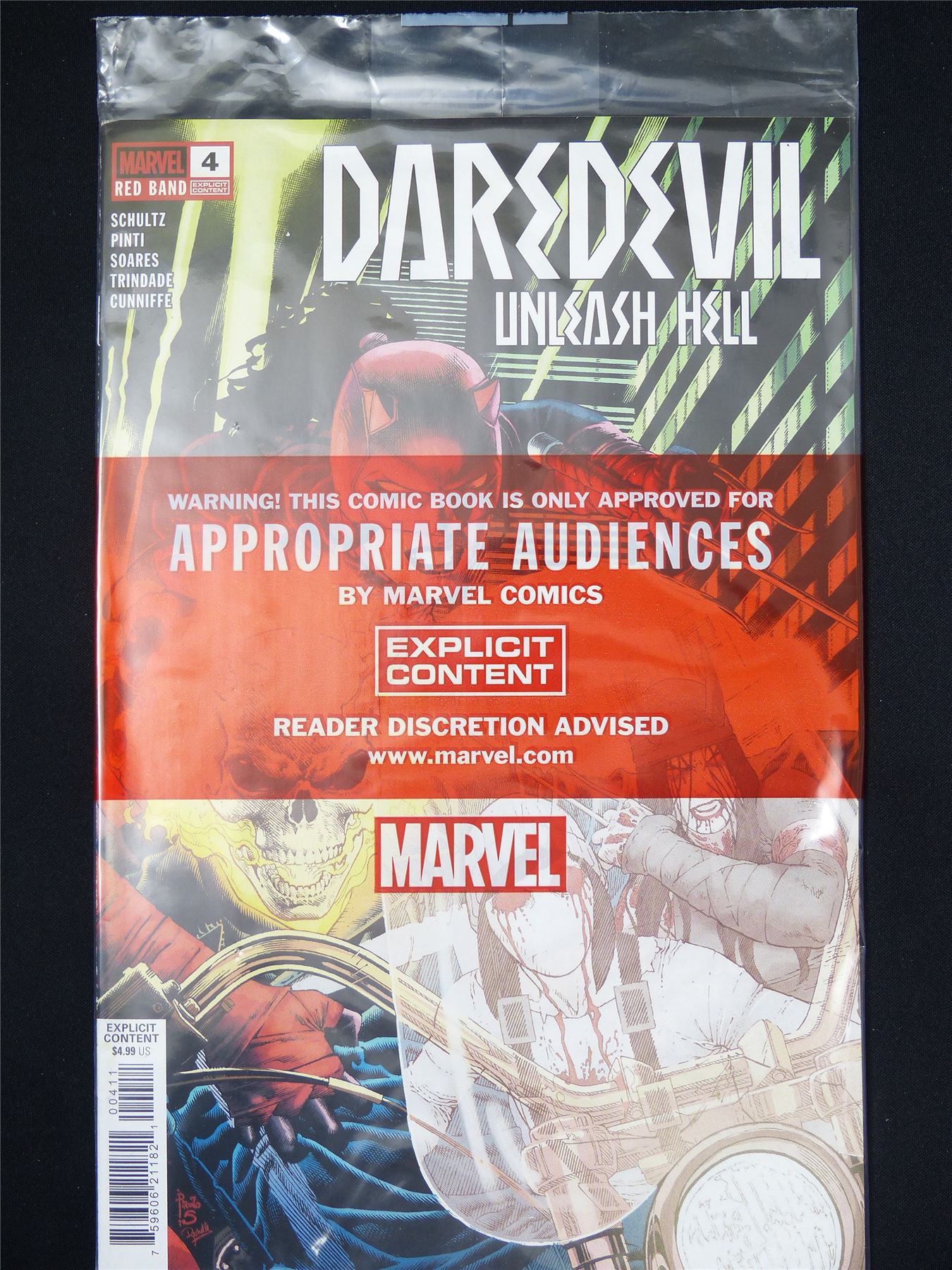 DAREDEVIL: Unleash Hell #4 Red Band - Jul 2025 Marvel Comic #2NV