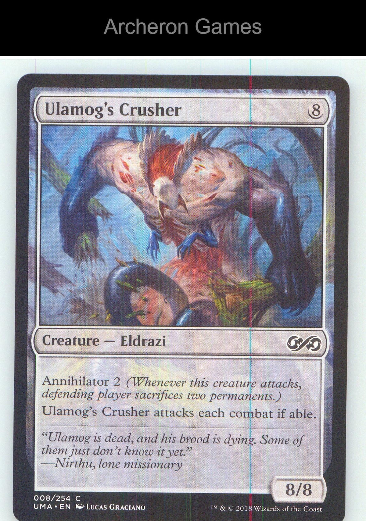 Ulamog's Crusher UMA 8 C MTG Card NM/EX+