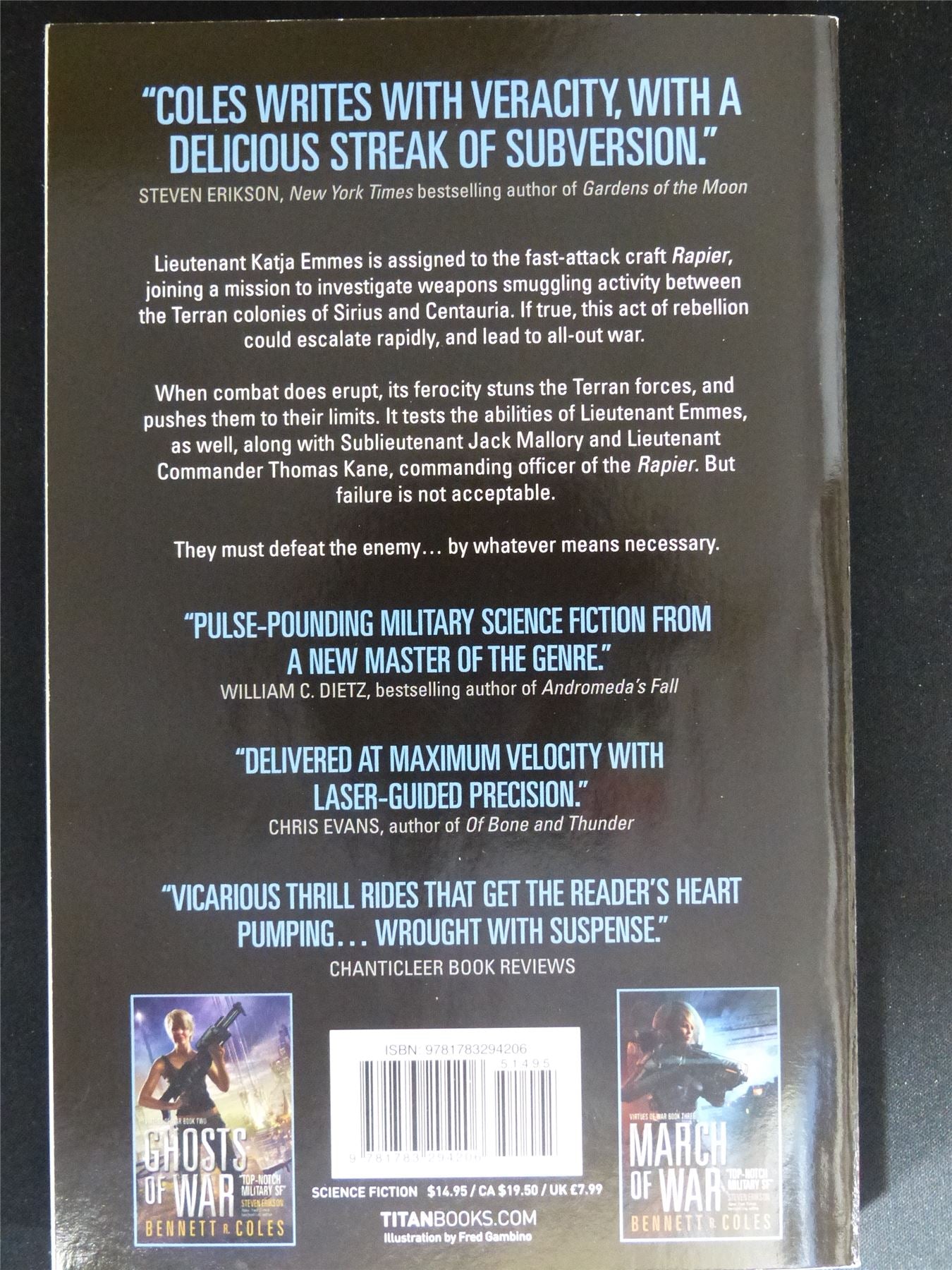 Virtues of War - Titan Novel Book Softback #92