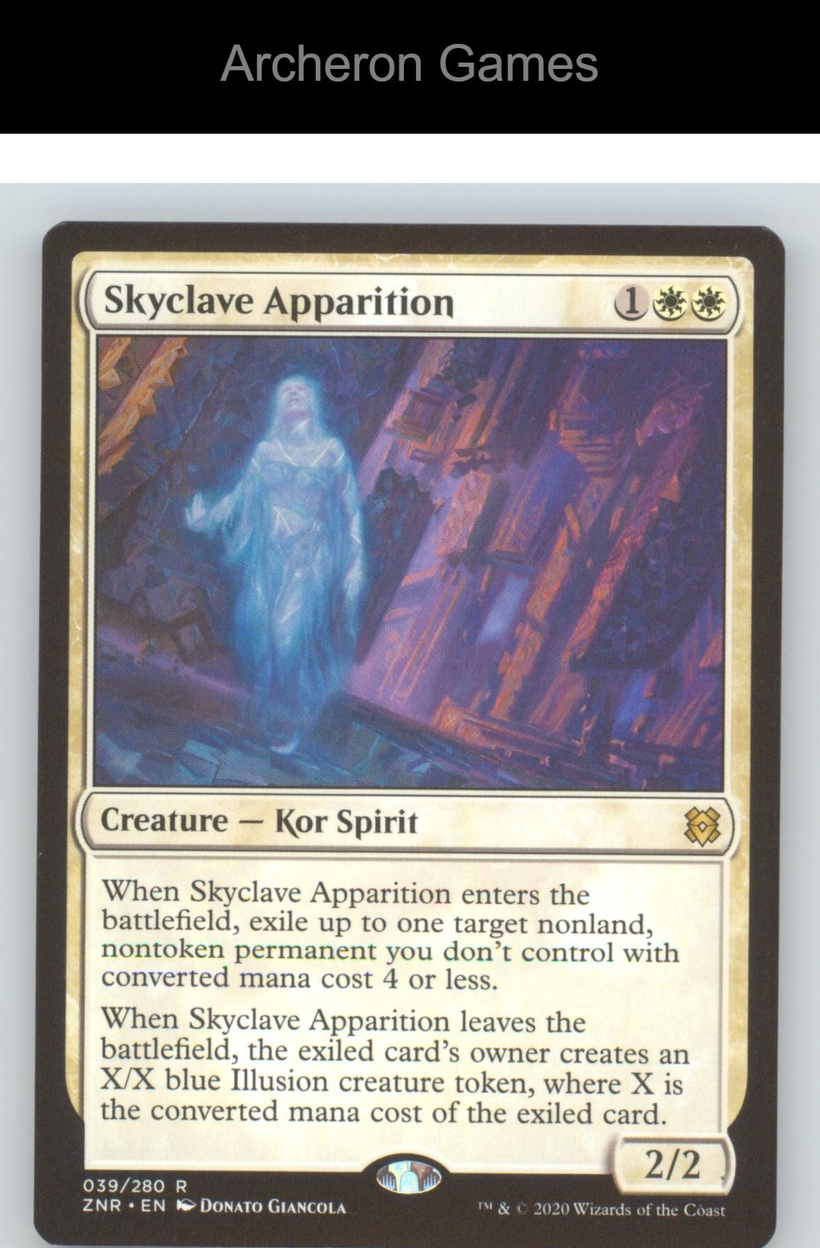 Skyclave Apparition ZNR 39 R MTG Card NM/EX+
