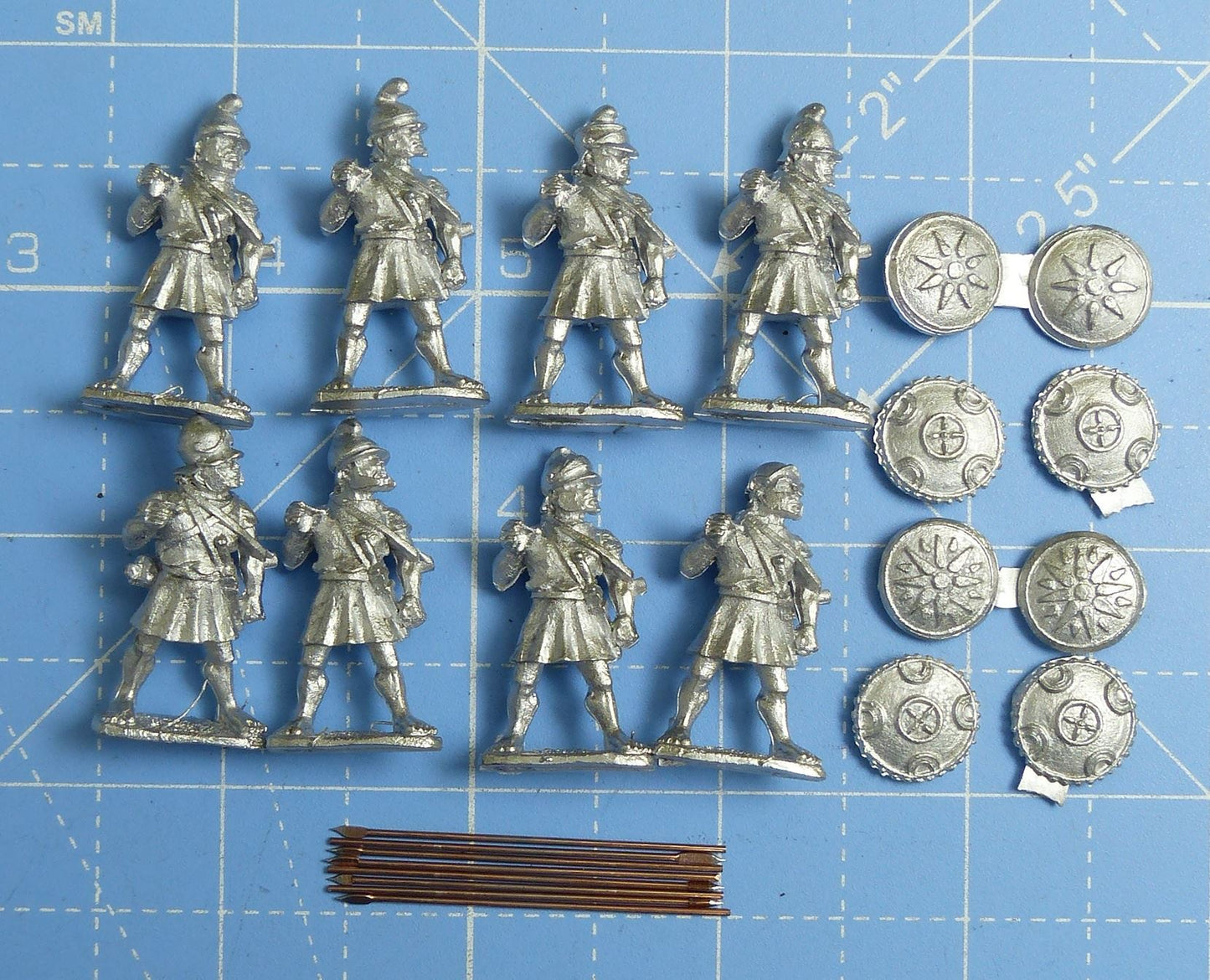 Unarmoured Macedonian Pikemen WG93 Metal - Wargames Foundry Miniatures #26P