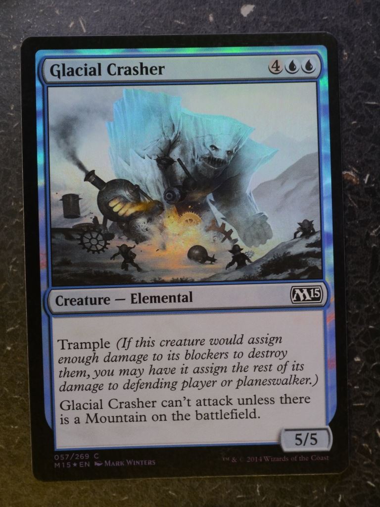 MTG Cards: GLACIAL CRUSHER FOIL # 5C37