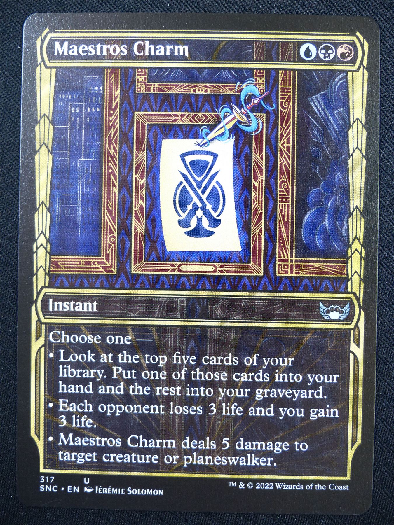 Maestros Charm Showcase - SNC - Mtg Card #2H9