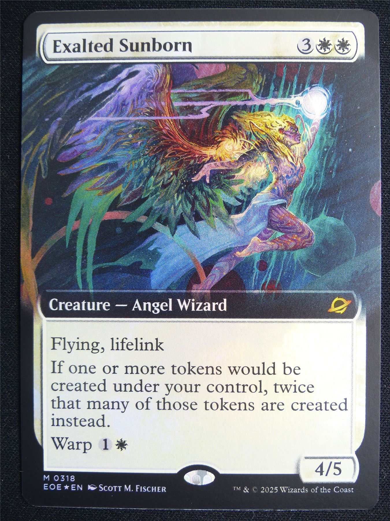 Exalted Sunborn Extended Foil - EOE - Mtg Card #4MF