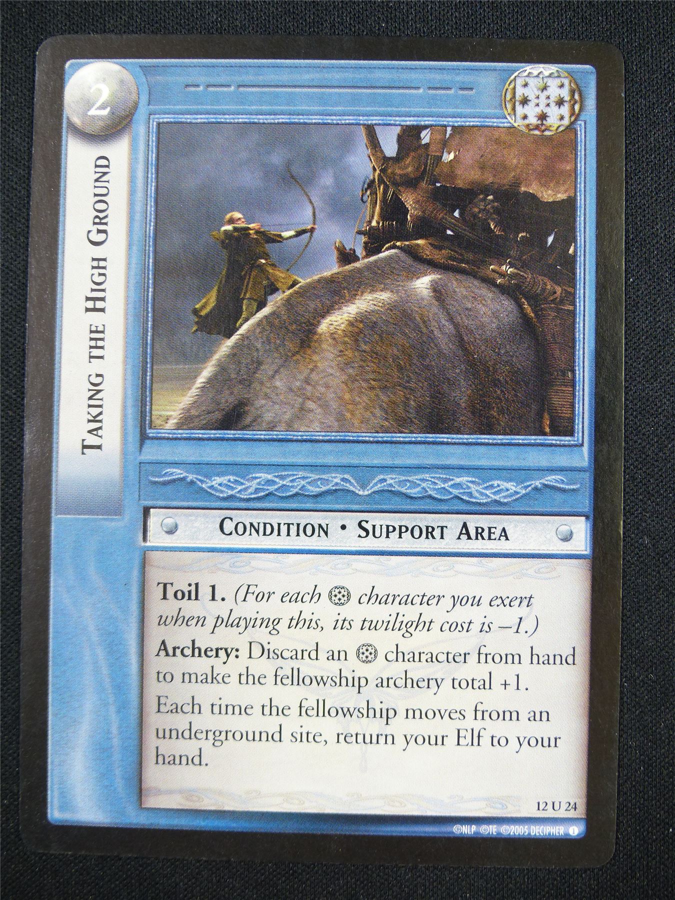 Taking the High Ground 12 U 24 - LotR Card #186