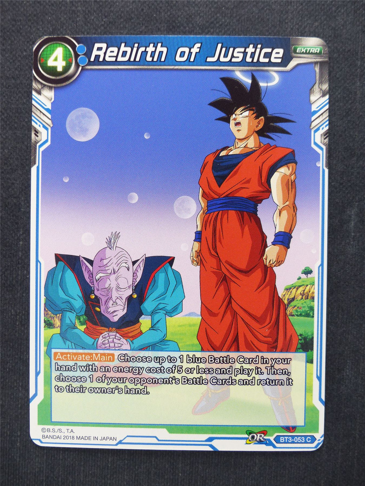 Rebirth of Justice - Dragon Ball Super Cards #F8