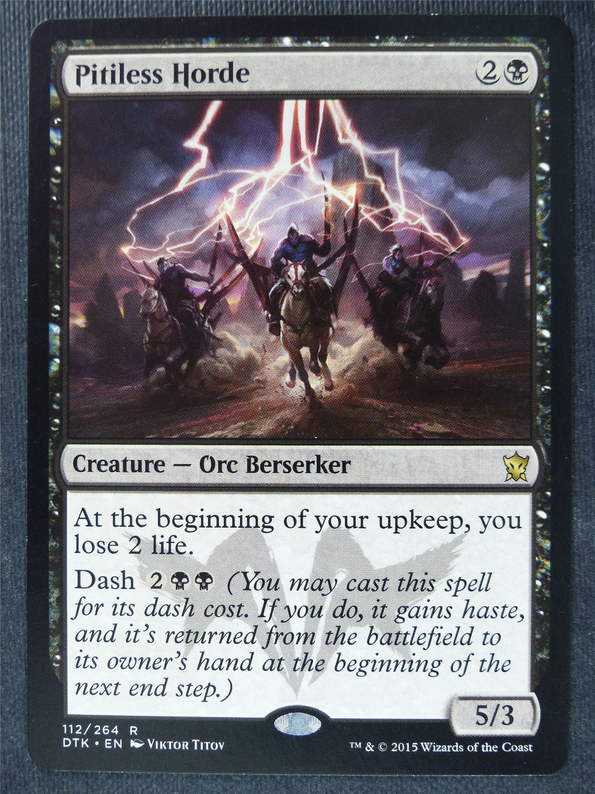 Pitiless Horde - Mtg Magic Cards #1X7