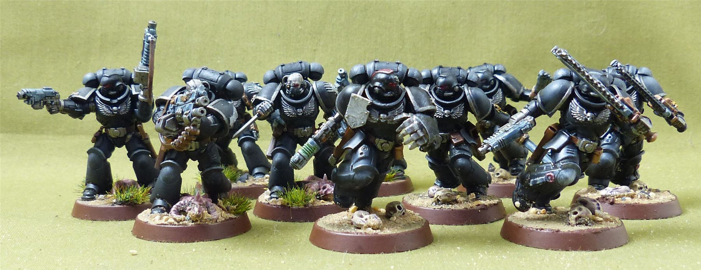 Assault Intercessors painted - Iron Hands - Warhammer 40K #742