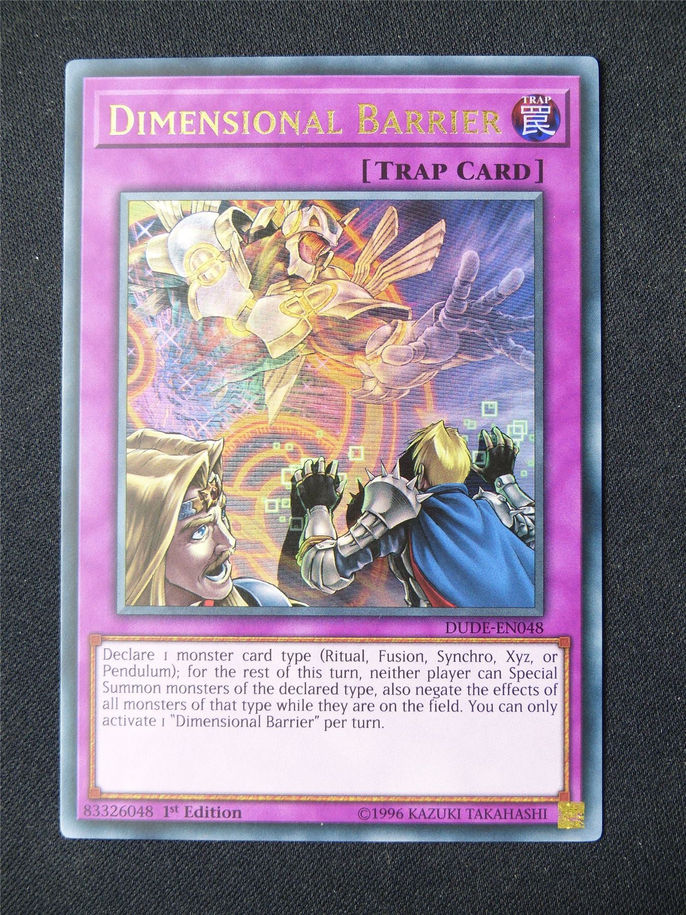 Dimensional Barrier DUDE Ultra Rare - 1st ed Yugioh Card #89K