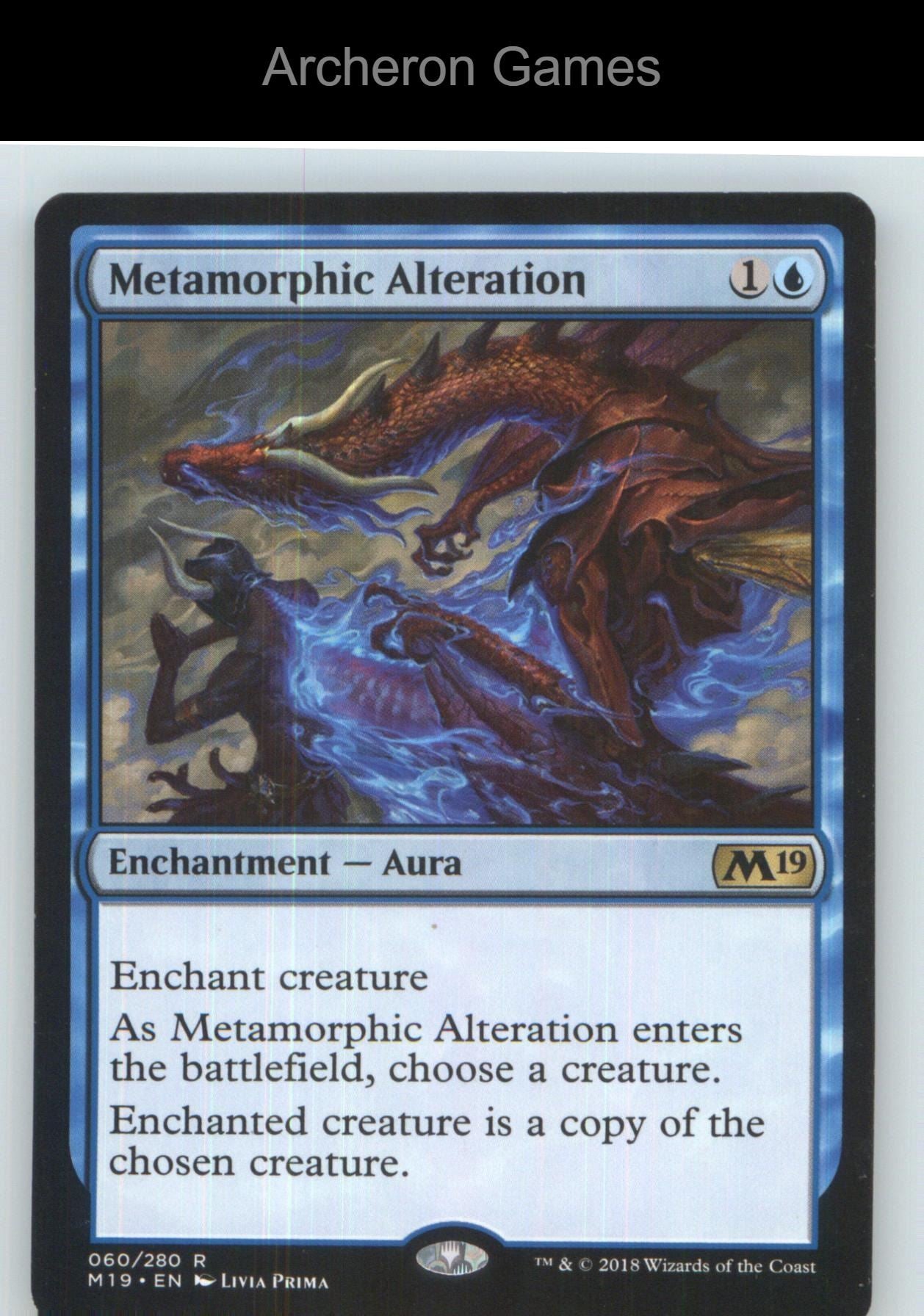 Metamorphic Alteration M19 60 R MTG Card NM/EX+