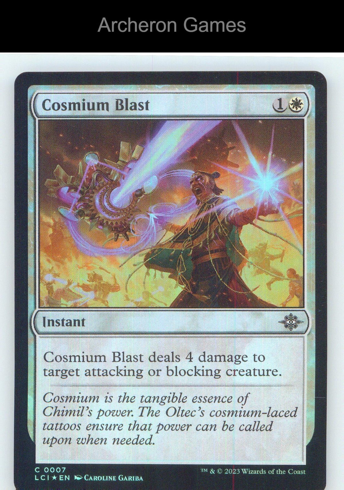Cosmium Blast LCI 7 C MTG Card NM/EX+ Foil