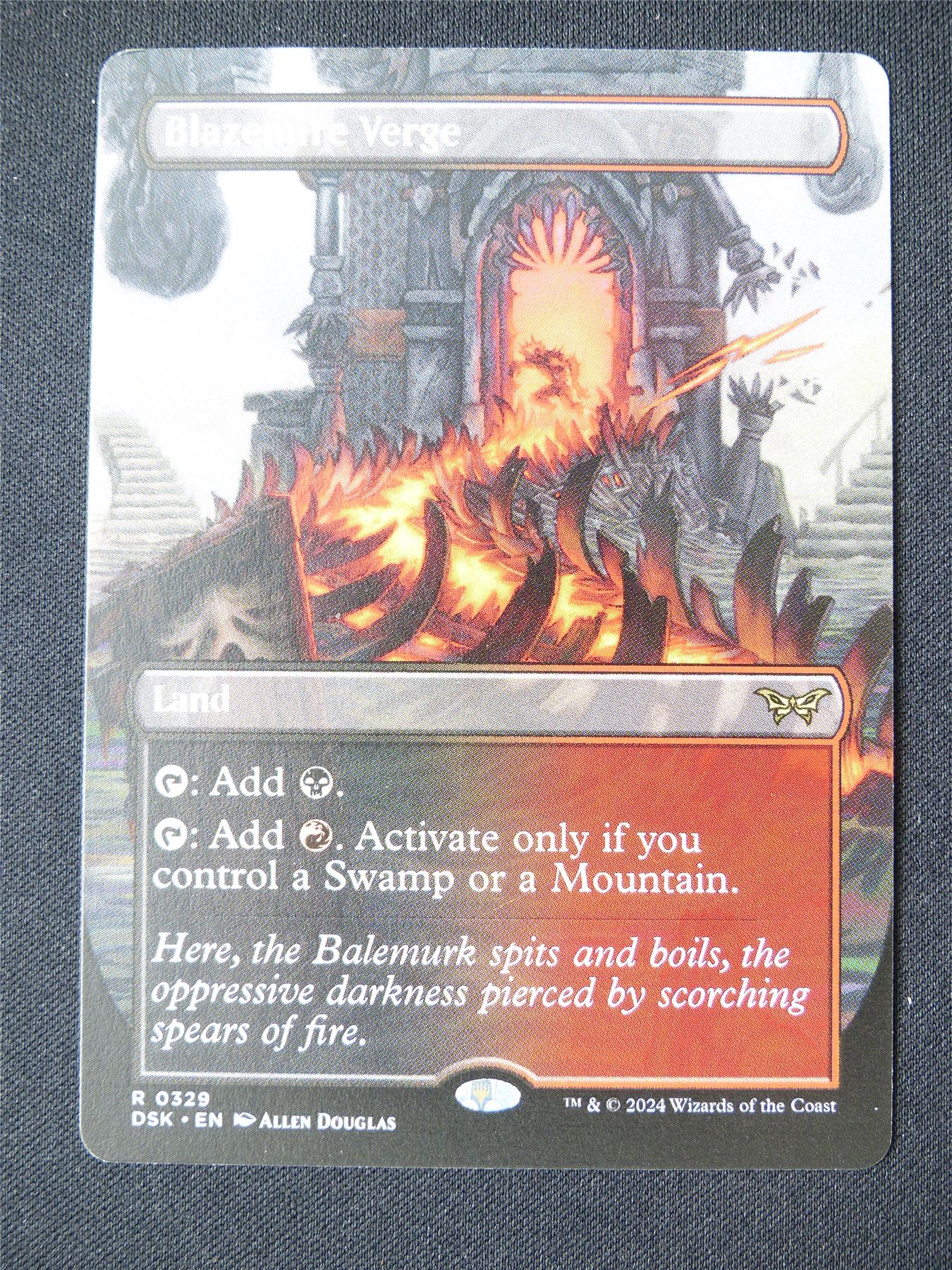 Blazemire Vegre Borderless - DSK - Mtg Card #14R
