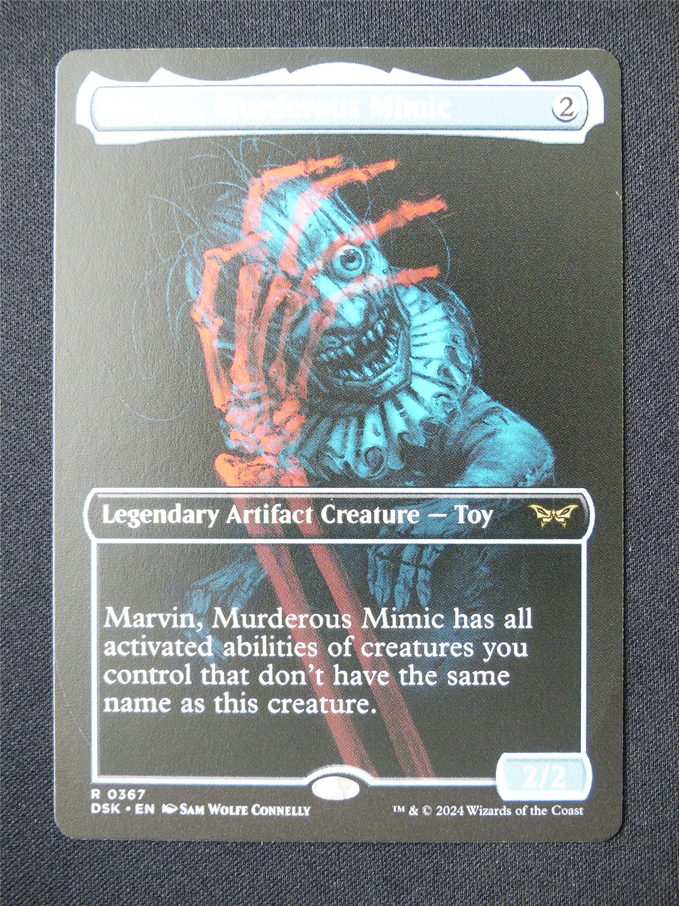 marvin Murderous Mimic Borderless - DSK - Mtg Card #2NO Archeron marvin Murderous Mimic Borderless - DSK - Mtg Card #2NO Archeron