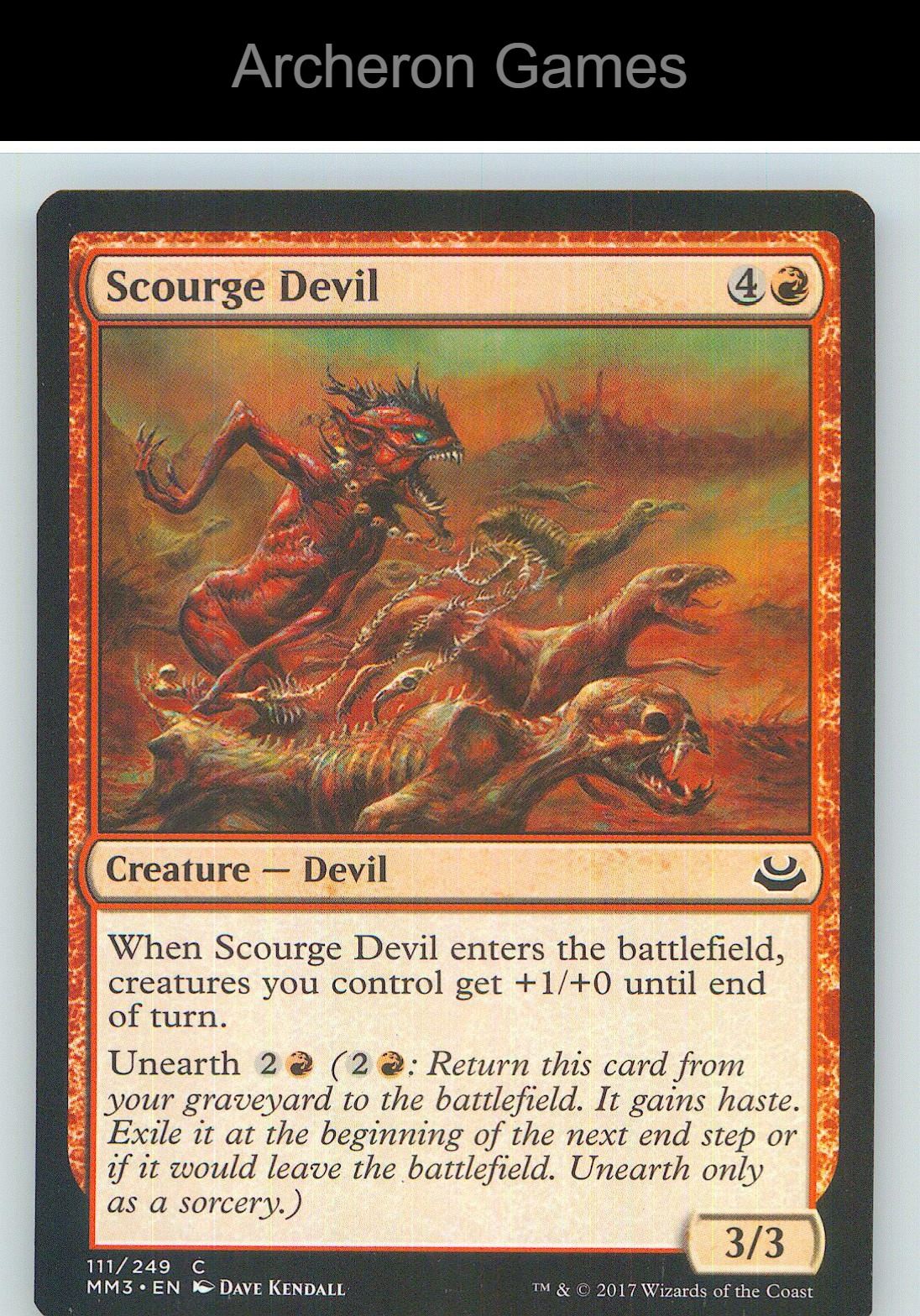 Scourge Devil MM3 111 C MTG Card NM/EX+
