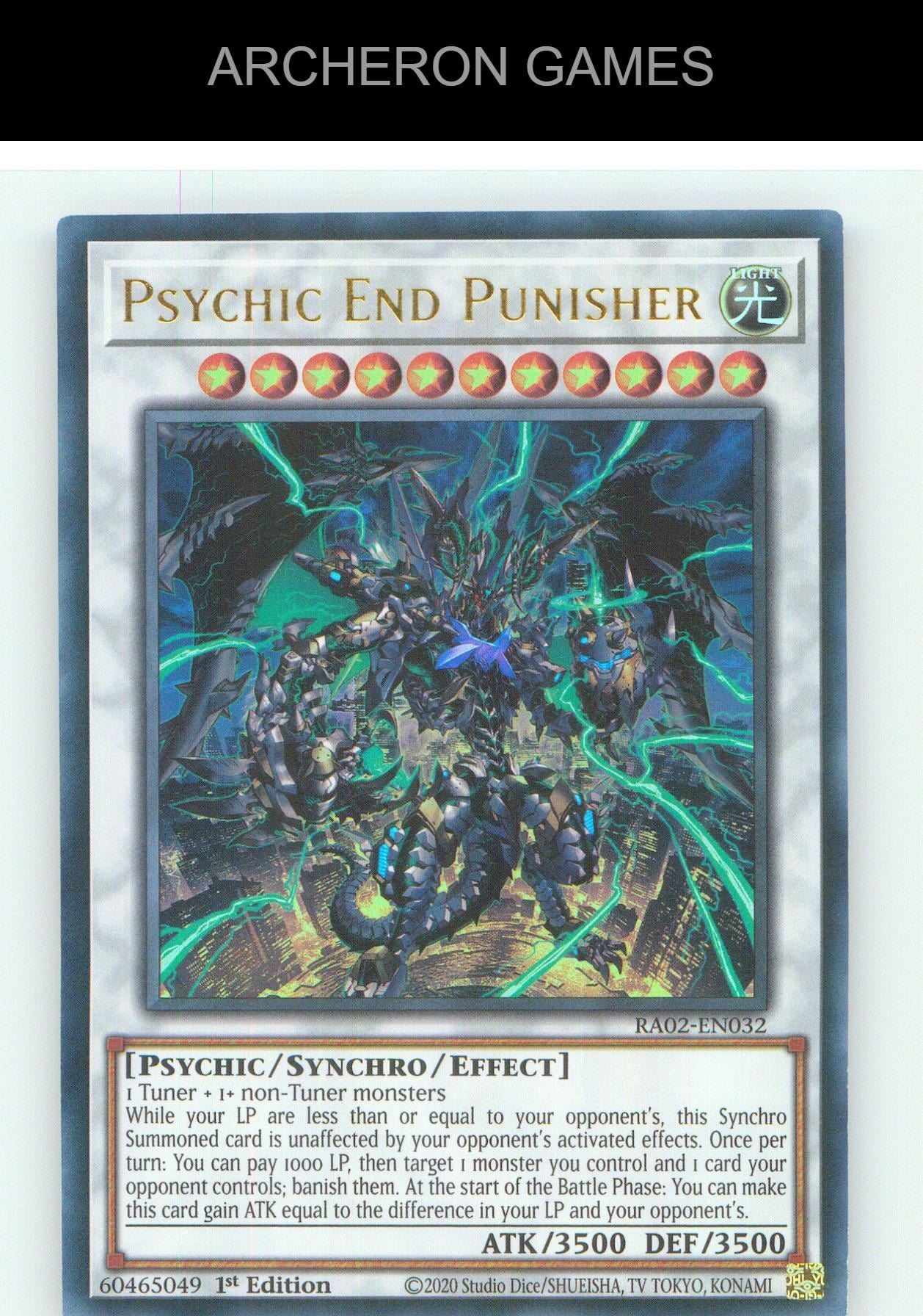 Psychic End Punisher (UR) UR YUGIOH Card 1st Edition