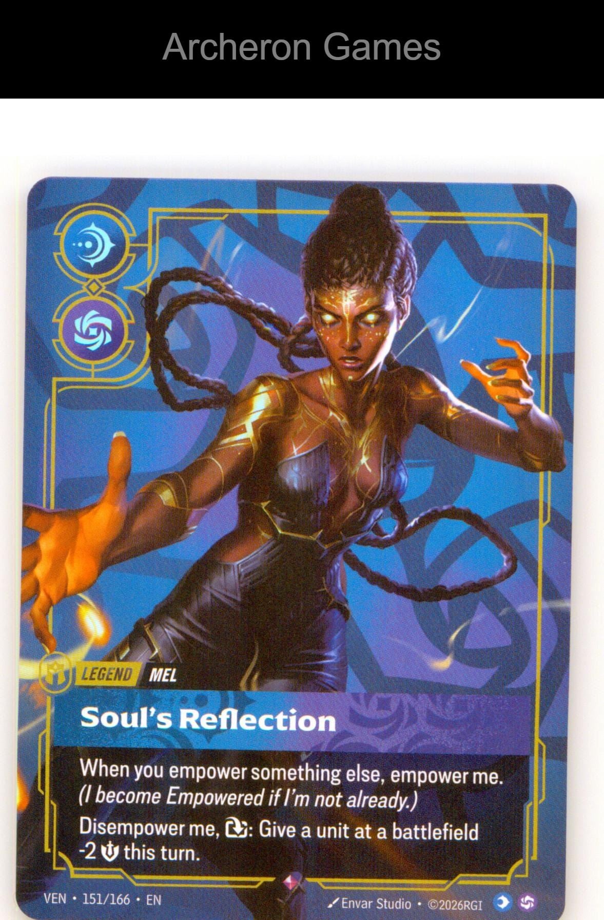 Mel - Soul's Reflection VEN 151/166 R Vendetta Riftbound Card