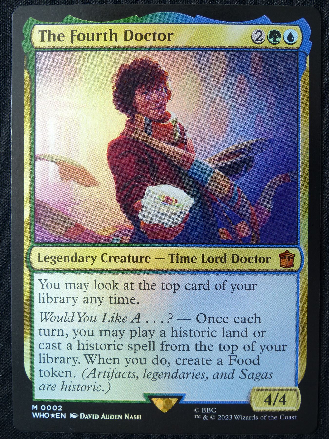 The Fourth Doctor Foil - WHO - Mtg Card #1BN
