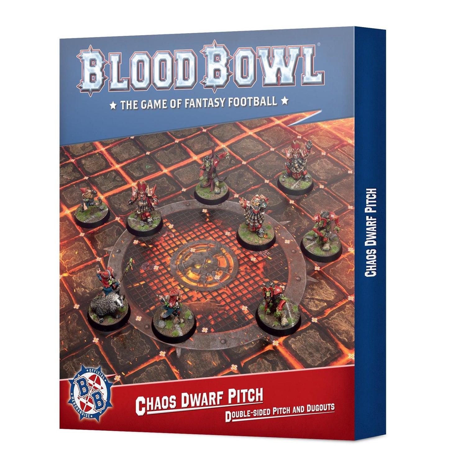 Chaos Dwarf Pitch - Warhammer Blood Bowl - Available 12/10/24