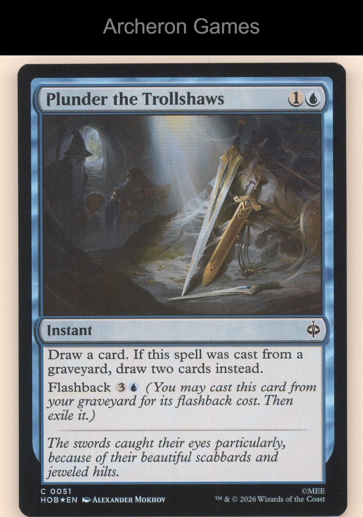 Plunder the Trollshaws HOB 51 C MTG Card The Hobbit