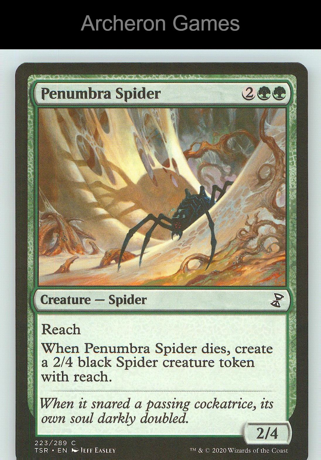 Penumbra Spider TSR 223 C MTG Card NM/EX+