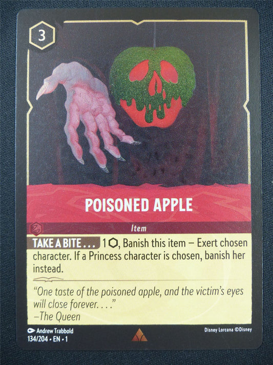 Poisoned Apple 134/204 Foil - Lorcana Card #5KJ