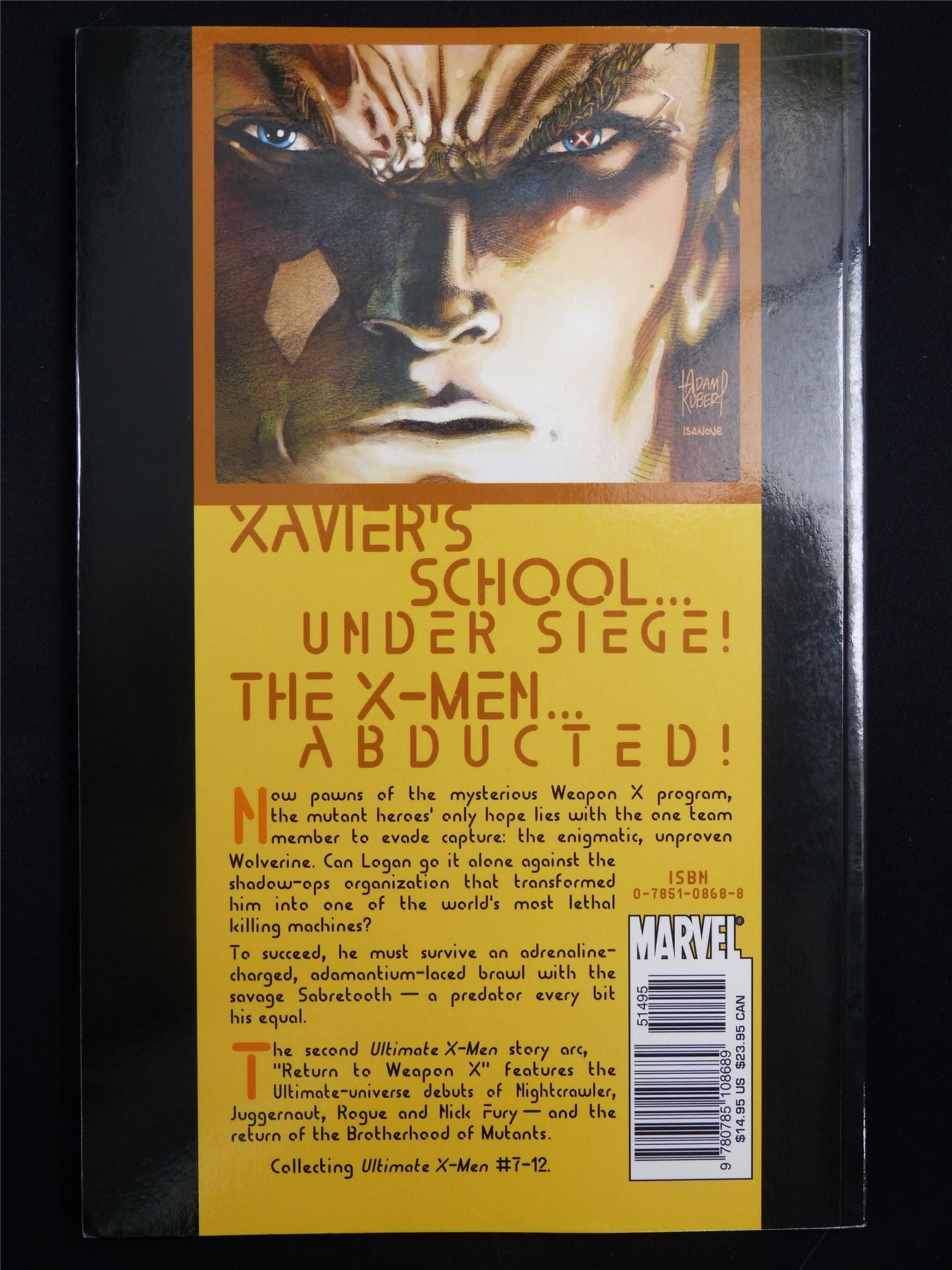 Ultimate X-Men vol 2: Return to Weapon X - Marvel Graphic Softback #2W9