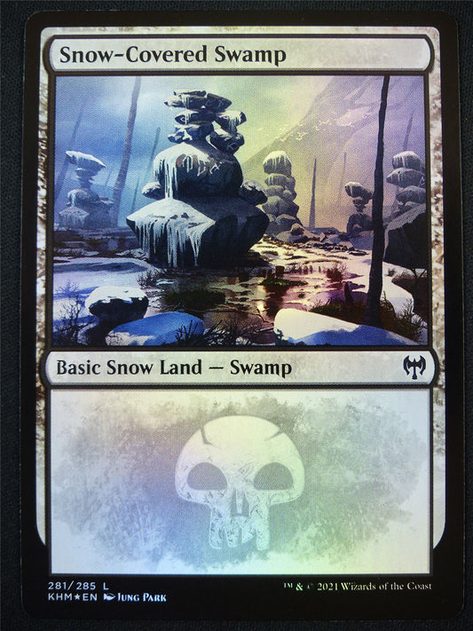 Snow-Covered Swamp 281/285 Foil - KHM - Mtg Card #5CM