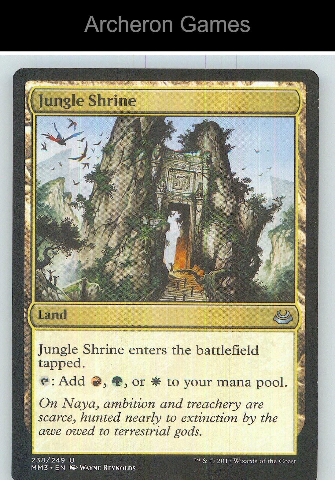 Jungle Shrine MM3 238 UC MTG Card NM/EX+