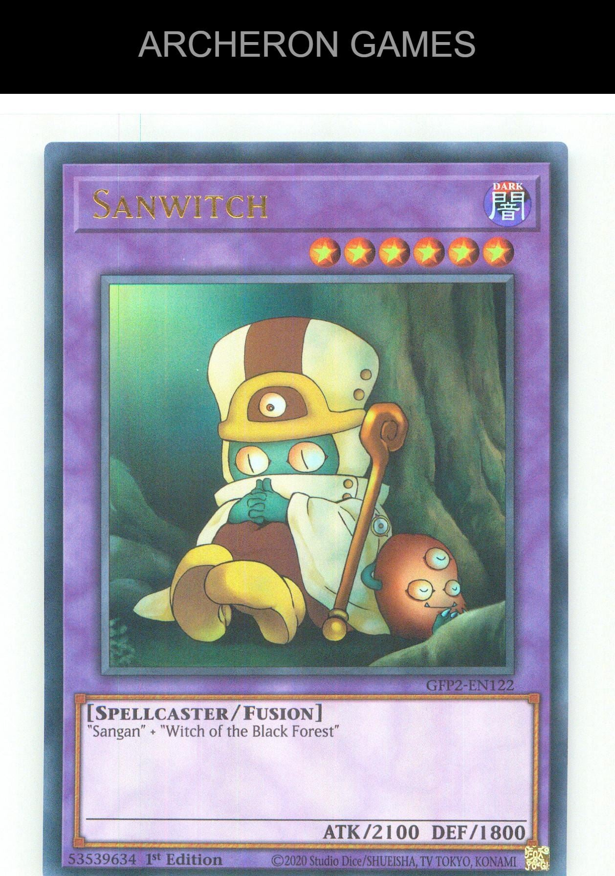Sanwitch UR YUGIOH Card 1st Edition