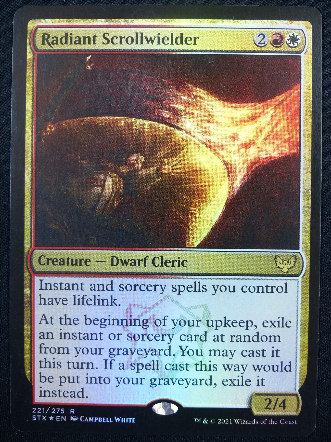 Radiant Scrolwielder Foil - STX - Mtg Card #2Q1