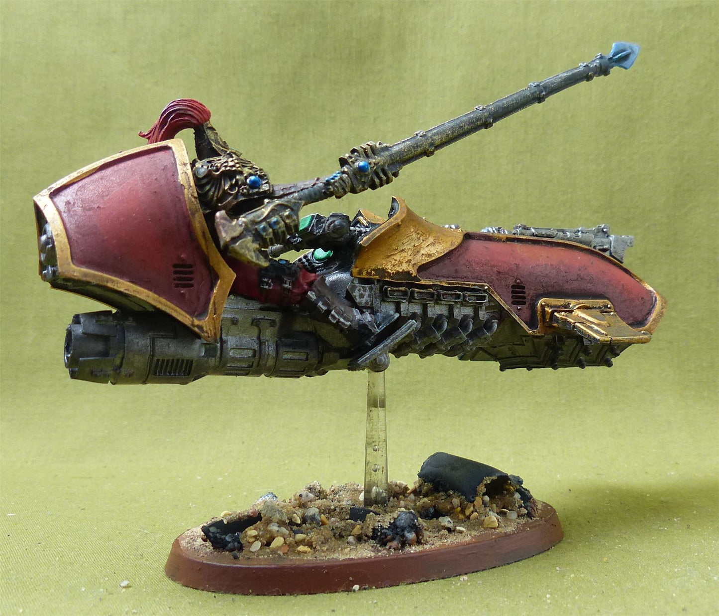 Legio Custodes Gyrfalcon Pattern Jetbike painted - Adeptus Custodes - Warhammer 40K #30I