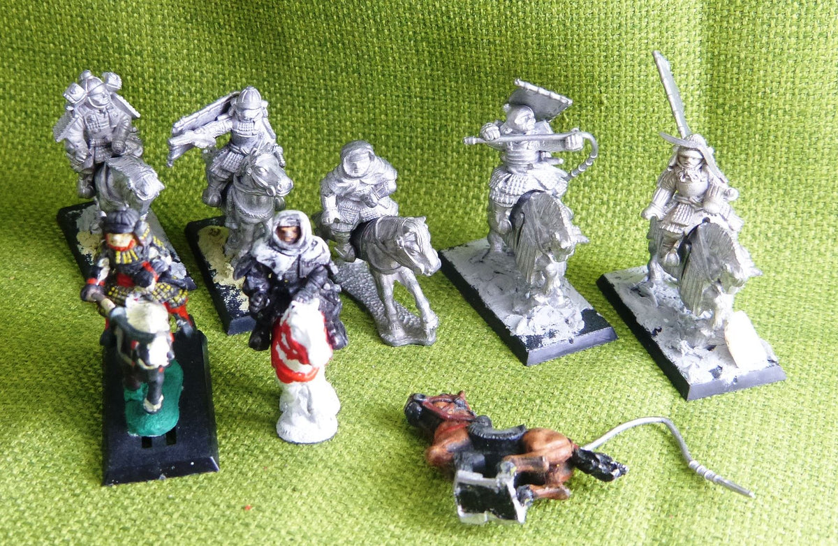 Classic Metal Mounted Samurai - Warhammer AoS 40k #CB