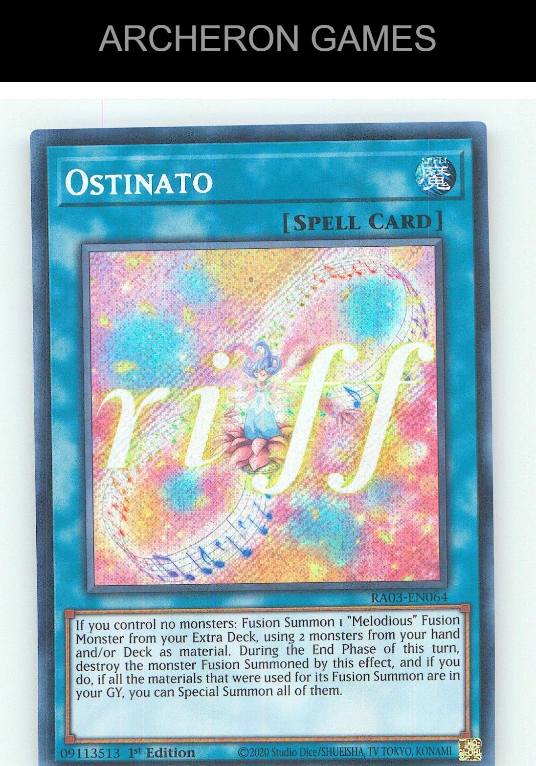 Ostinato (Secret Rare) SEC YUGIOH Card 1st Edition