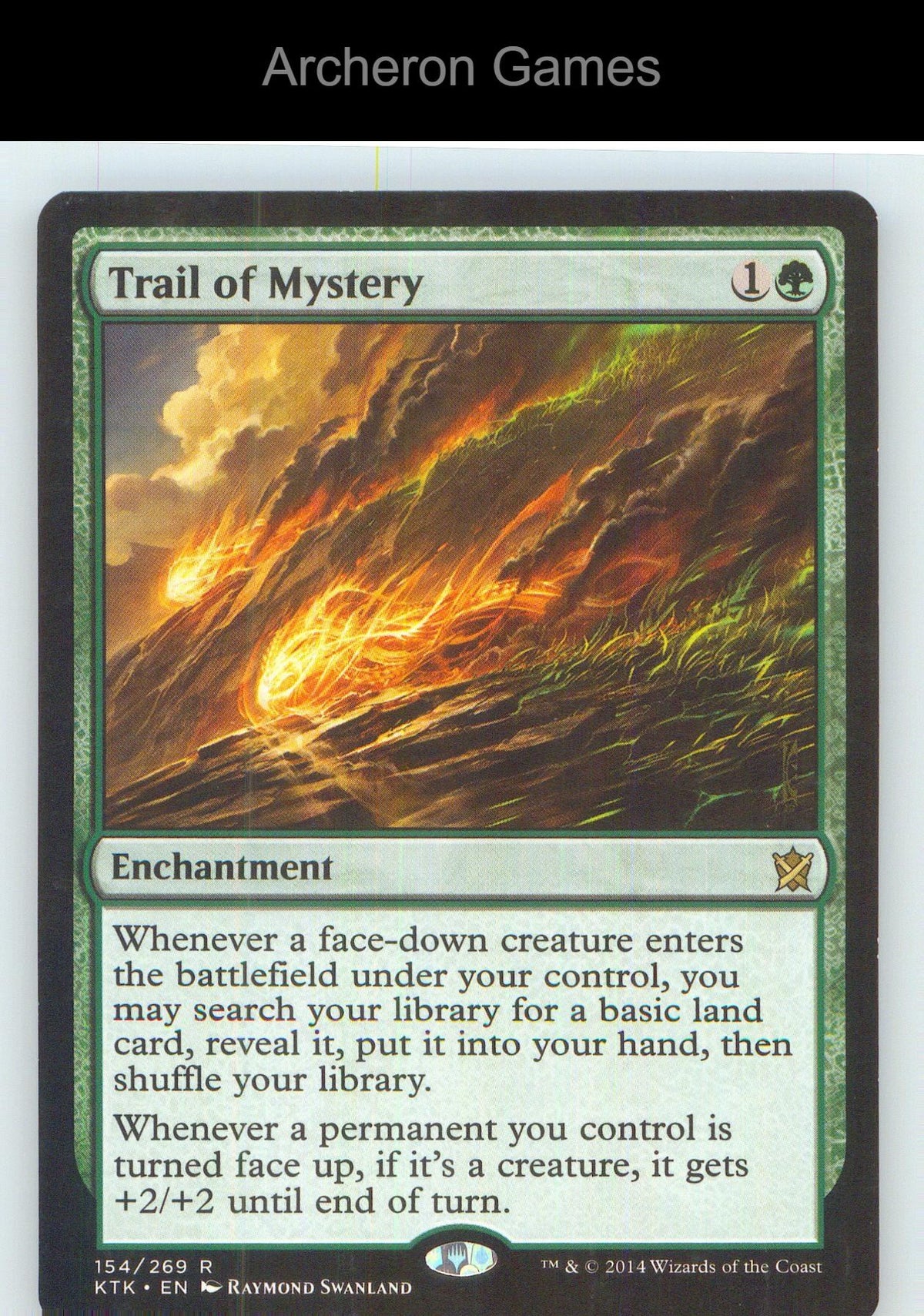 Trail of Mystery KTK 154 R MTG Card NM/EX+